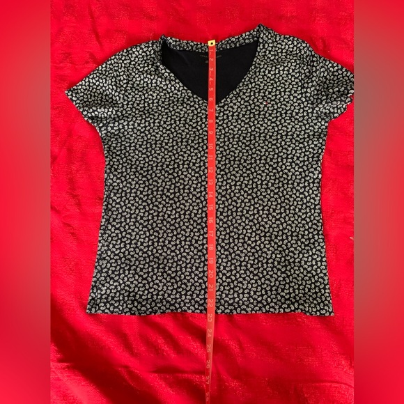 Tommy Hilfiger Paisley Top in Dark Blue, Women's L - Picture 6 of 7